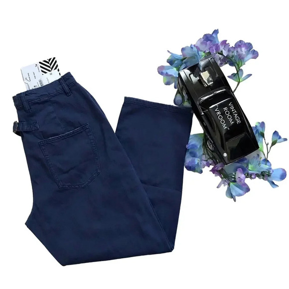 Free People Sandrine Rose NWT Navy High Waist Ankle Jeans Women 29 - Picture 1 of 11